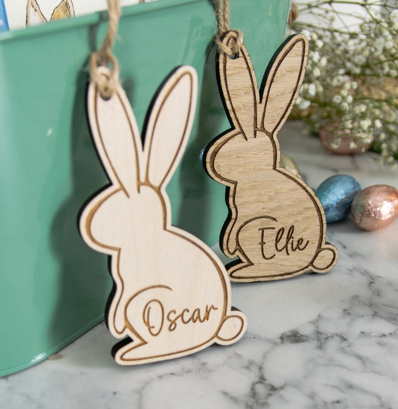 Personalised Easter Bunny Tag image 4