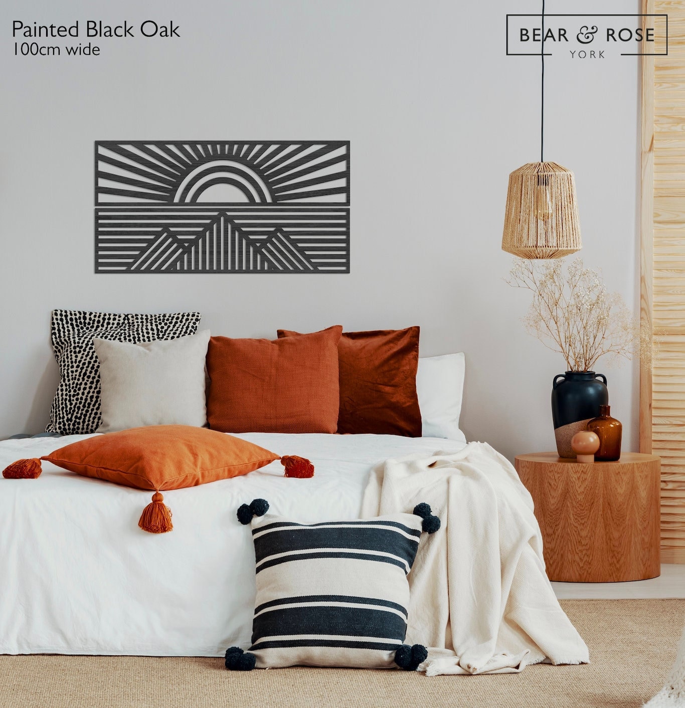 Sunrise Mountain Boho | Wall Panel Decor Set - Etsy