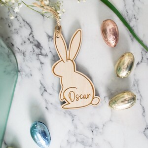 Personalised Easter Bunny Tag image 2