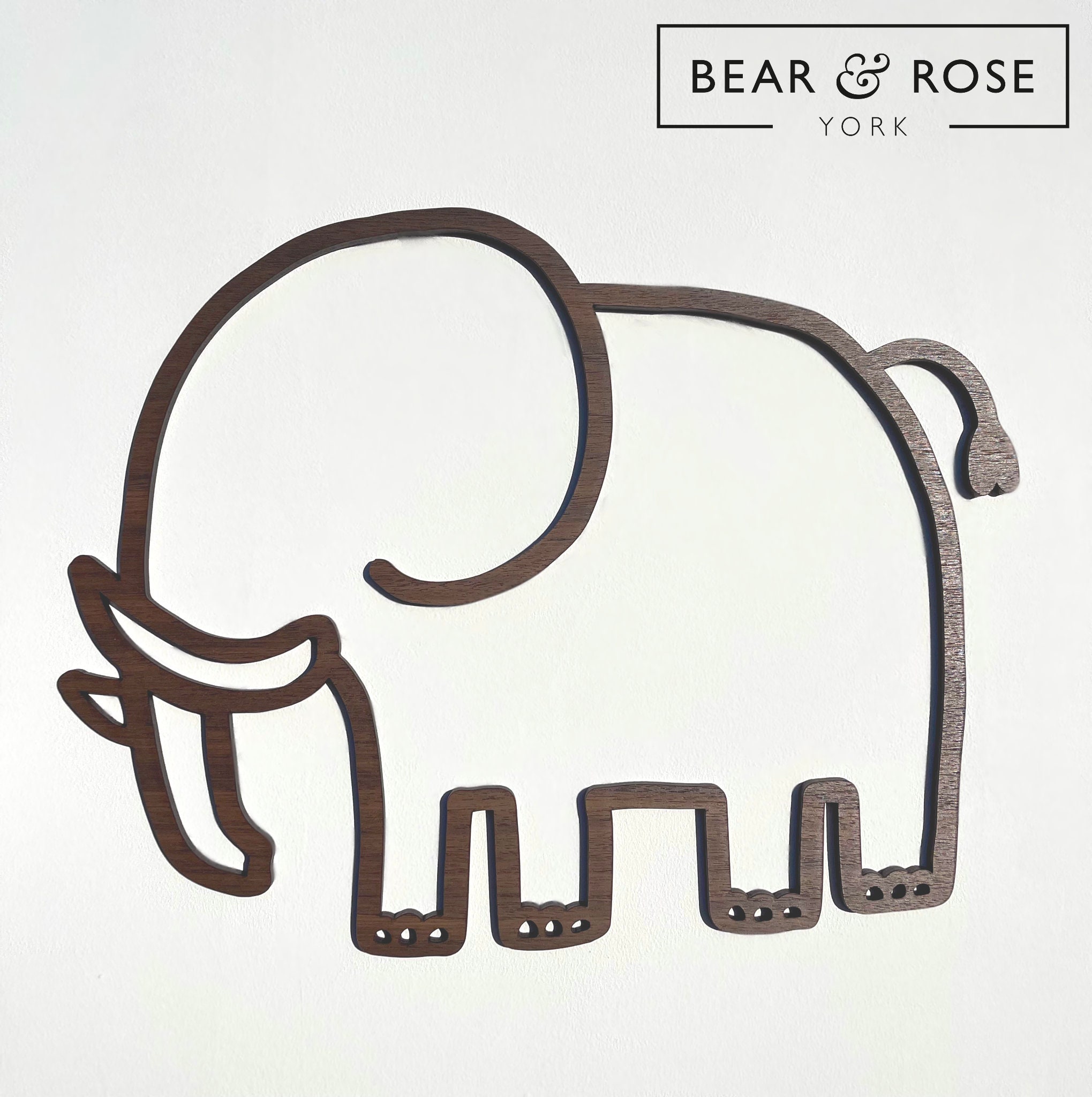 Elephant Safari Wall Decor Nursery / Kids / Animals / Etsy UK