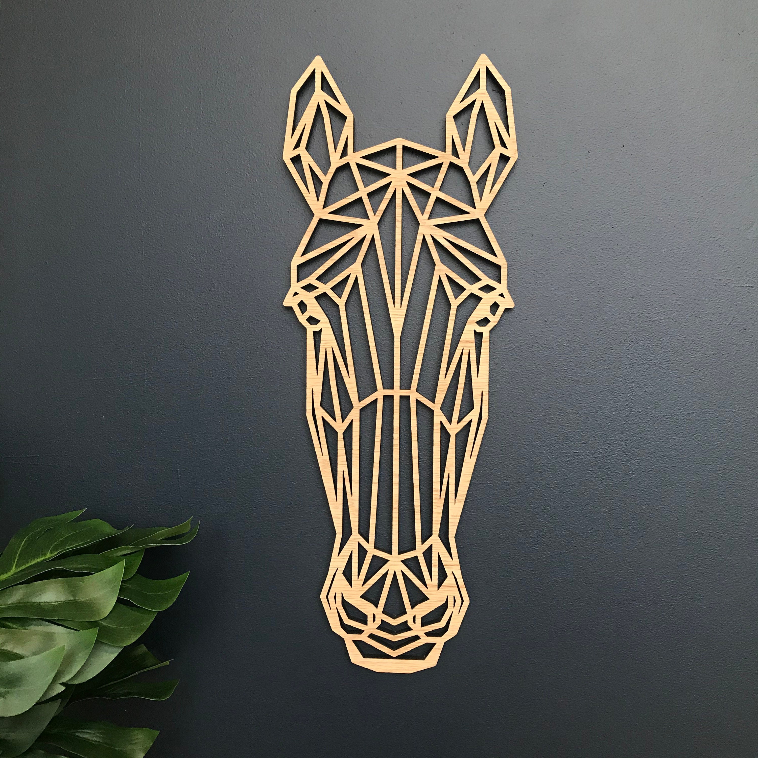 Geometric Horse Head Wall Art Nursery/ Kids / Baby / Lounge / Bedroom  Decoration - Etsy Sweden