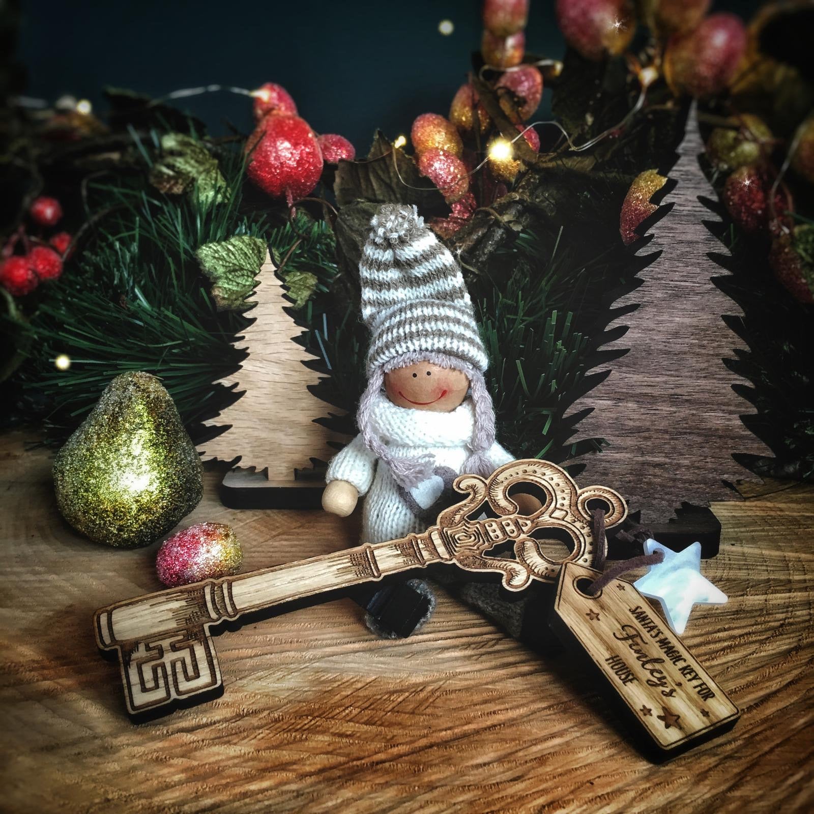 Christmas Personalised Santa's Magic Key - Christmas Eve