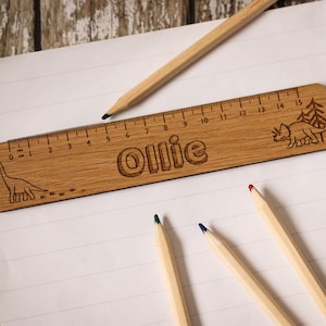 Personalised Wooden Ruler | Back to School |Gift for Children | Stocking Filler