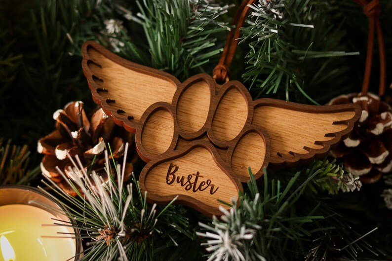 Christmas Personalised Dog Decoration Tree Decoration image 5