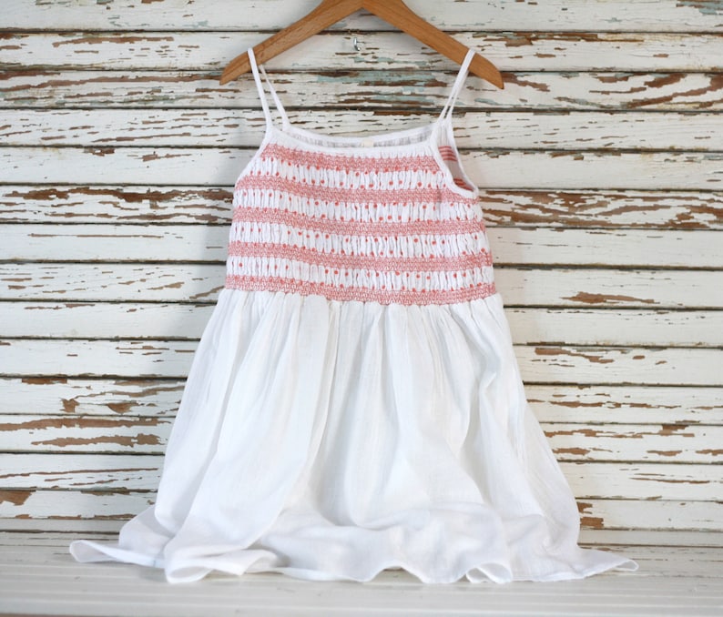 Dress 10 years Clothes 9 years Smock dress girl French girl blouse Indian shirt French white dress Bohemian blouse 9-10 years