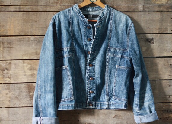 French jean blouse by Marithé & François GIRBAUD B