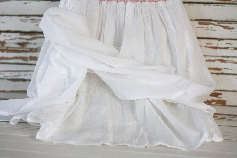 Dress 10 years Clothes 9 years Smock dress girl French girl blouse Indian shirt French white dress Bohemian blouse 9-10 years
