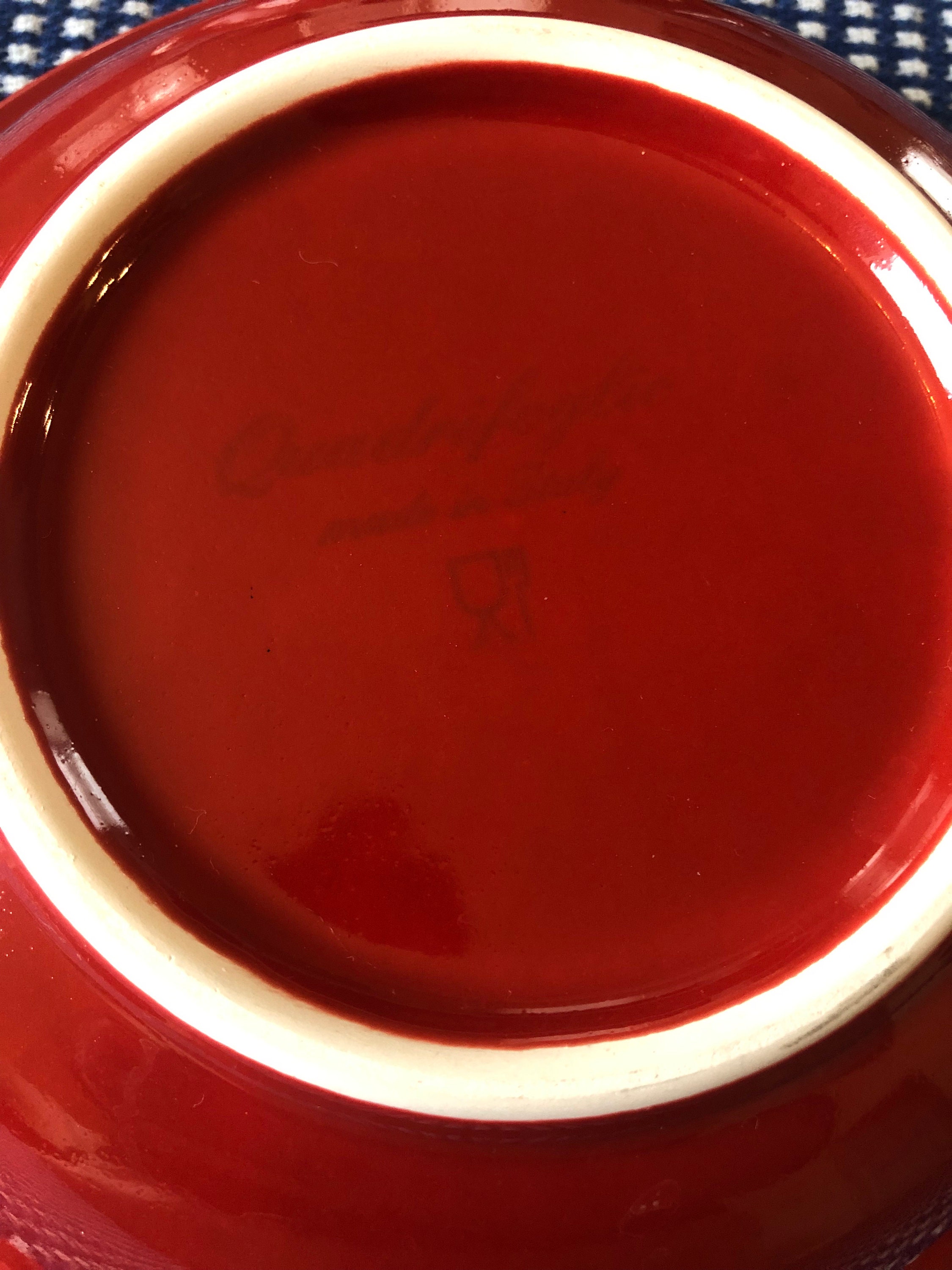 Red Quadrifoglio Pasta Bowls Set of 4 Pasta Fusilli Soup Etsy