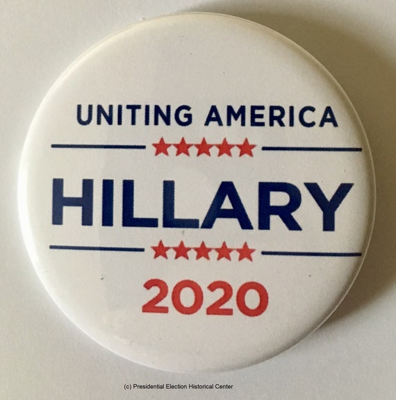 wht HILLARY CLINTON 2016 PRESIDENTIAL 2/"x3/" CAMPAIGN MAGNET BUTTON