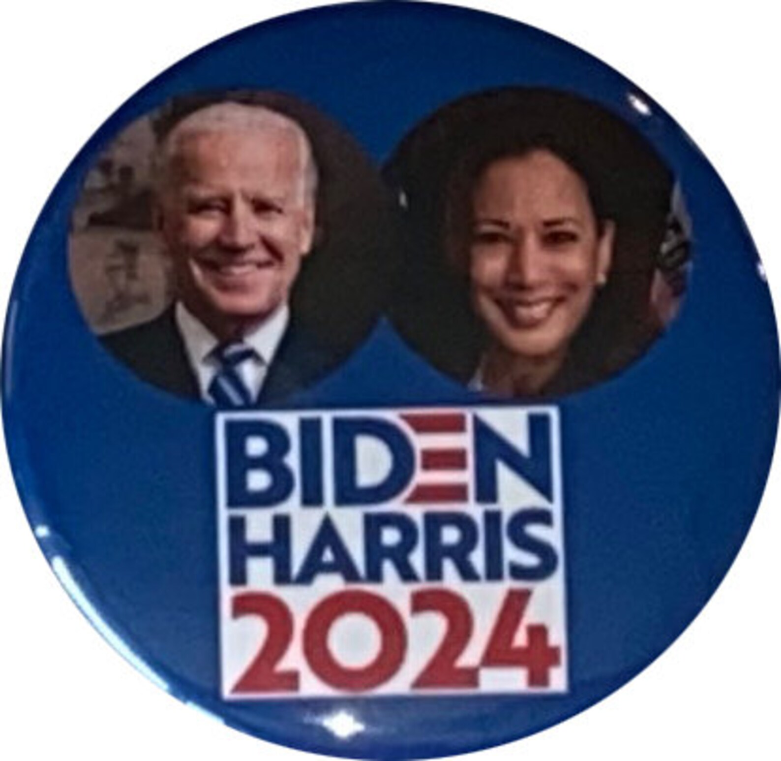 Biden Harris 2024 Knöpfe Reelect Joe Biden & Kamala Harris 2024 Set