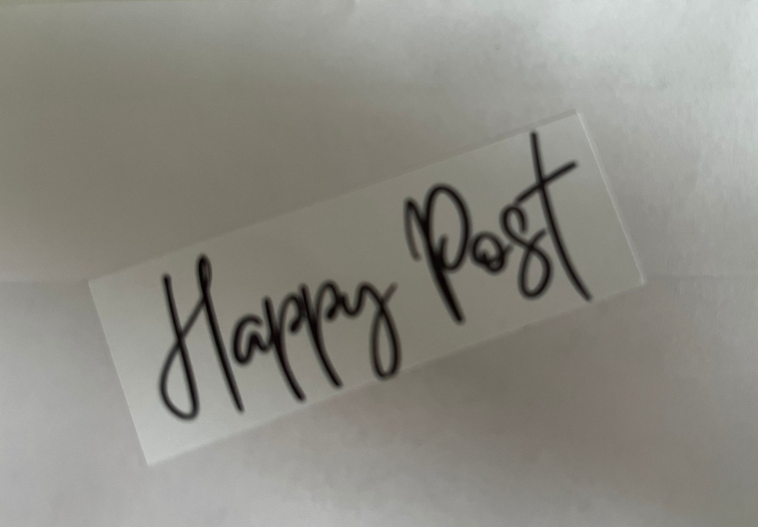 Happy Post Stickers, Labels for Envelopes, Postage Thank You Sticker ...