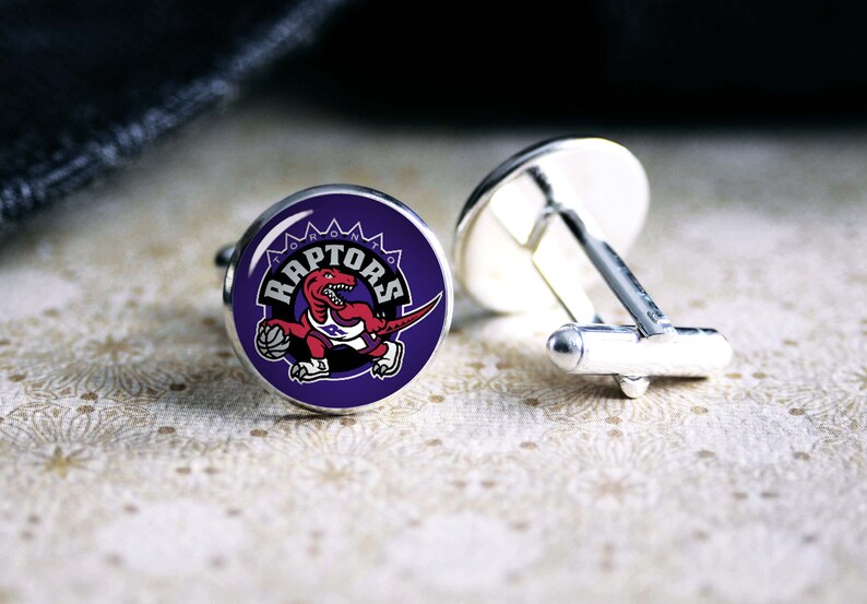 Toronto Raptors basketball sports team cufflinks Gift for best man Wedding cuff links