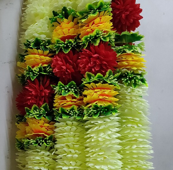 12 Pcs Natural Looking Artificial Floral Indian Decoration Etsy