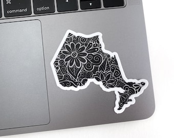 Ontario Sticker - Ontario Vinyl Sticker - Canada Sticker - Laptop Sticker - Waterbottle Sticker - Canada Vinyl Sticker - GraceandGloriaCo