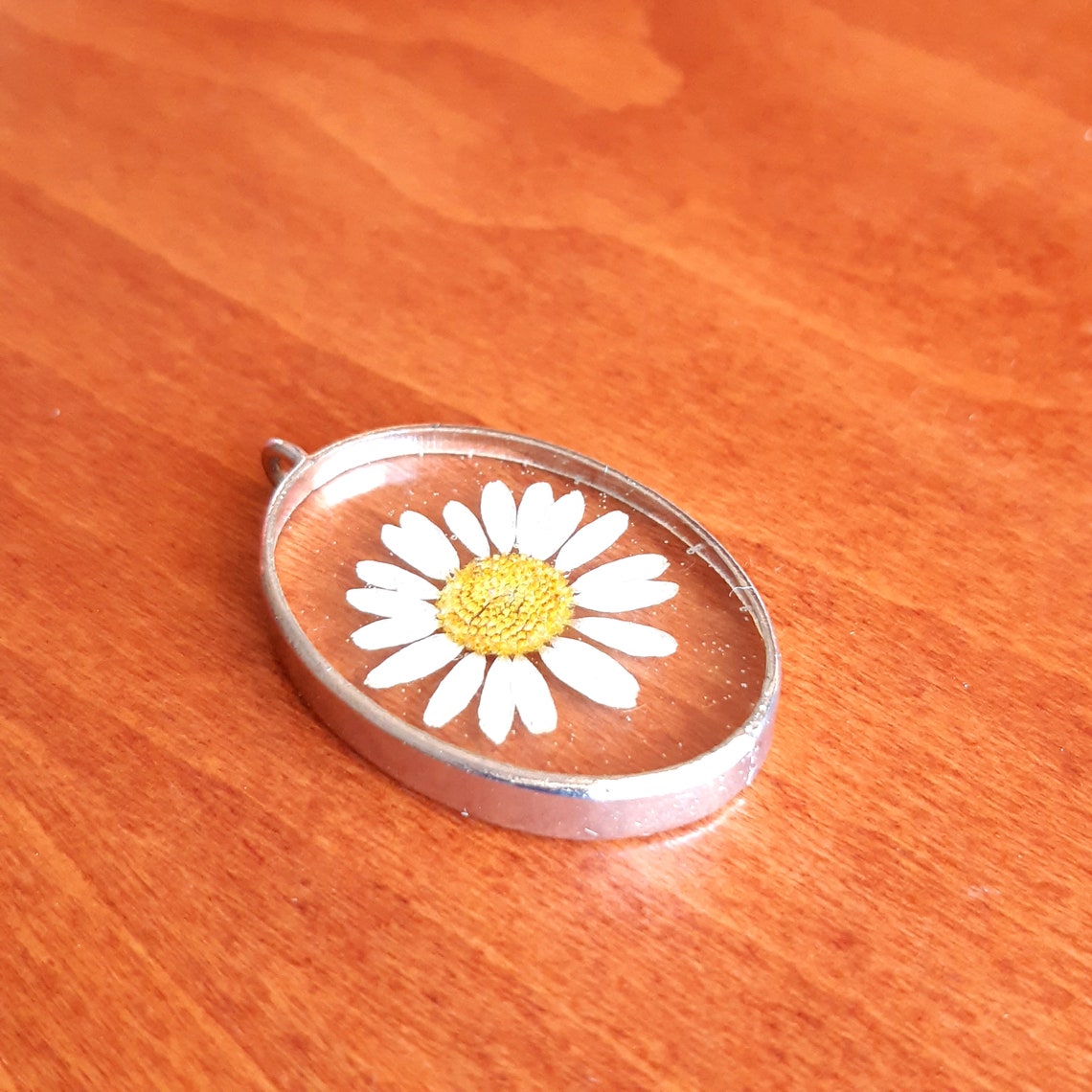 Daisy Pendant Flower Pendant Gift for Her Gift for Woman Etsy