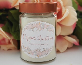 Mint Chocolate Chip Ice Cream- 100% Soy Wax Candle