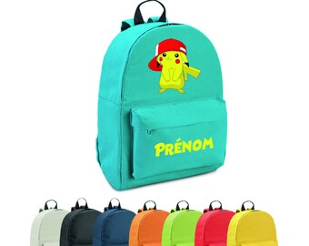 Kindergarten primary school children's backpack personalized with the image and text of your choice