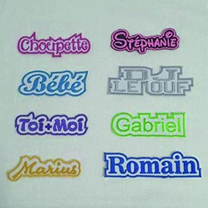 Name Patch, Personalized Name Patch, Iron on Name Patch, Embroidered Name  Patch, Name Applique, Patches, Single Name Patch, 