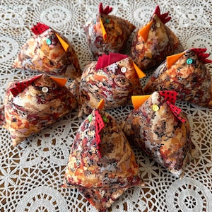 Homemade CHICKEN PIN CUSHION