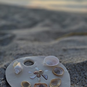 Ocean paint palette