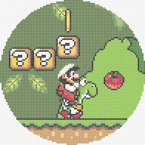 Super Mario World Cross Stitch - Yoshi&#39;s Island 2 PDF Download