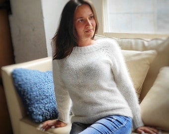 Angora Sweater - Etsy
