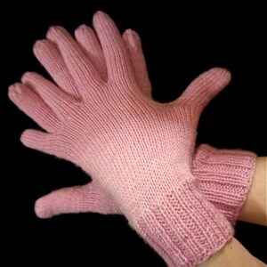 Warm and soft gloves Knitted from merino wool image 6