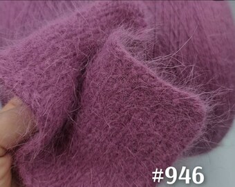 【IONSEOUL】Unbalanced angora zipper knit 4FM238 Mohair Knit Zip Up – ODD