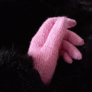 Warm and soft gloves Knitted from merino wool image 5