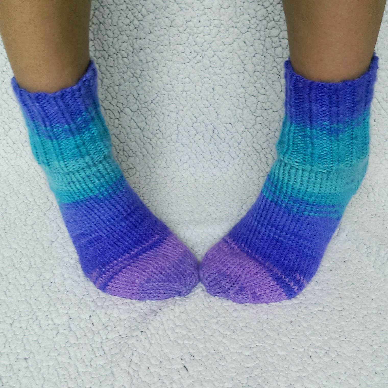 Multi color women knit socks Handmade socks Wool socks Soft Etsy