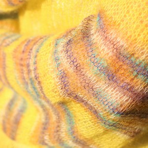 ELISABETH YELLOW MOHAIR SWEATER