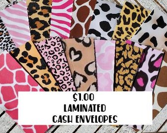 A6 LV Inspired Laminated Cash Envelopes (Set of 2) If you want