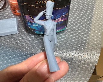 Unpainted Christmas Village Toy Soilder - Perfect for Department 56, Lemax, and More!