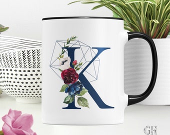 monogram mug etsy