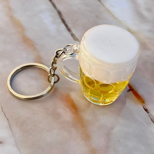 Beer Keychain Etsy