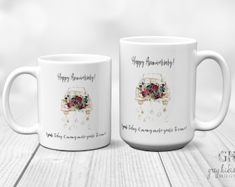 Personalised Anniversary Mug, Anniversary Gift, Anniversary Mug,Couples Mug,Couples Gifts,Gift For Her,Gift For Him,Coffee Mug,Mug Gift