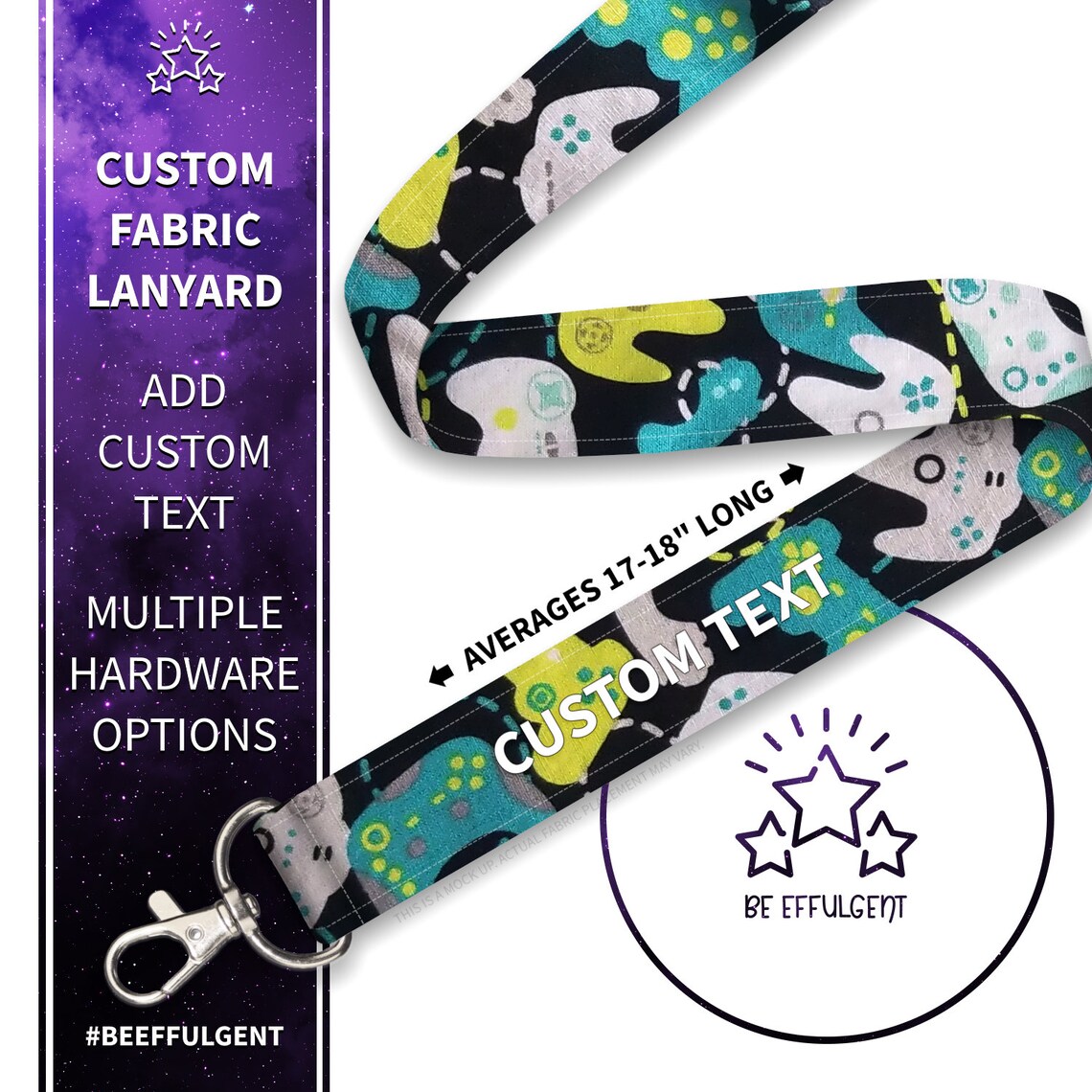 Game Controller Lanyard Video Game Lanyard Personalized Etsy