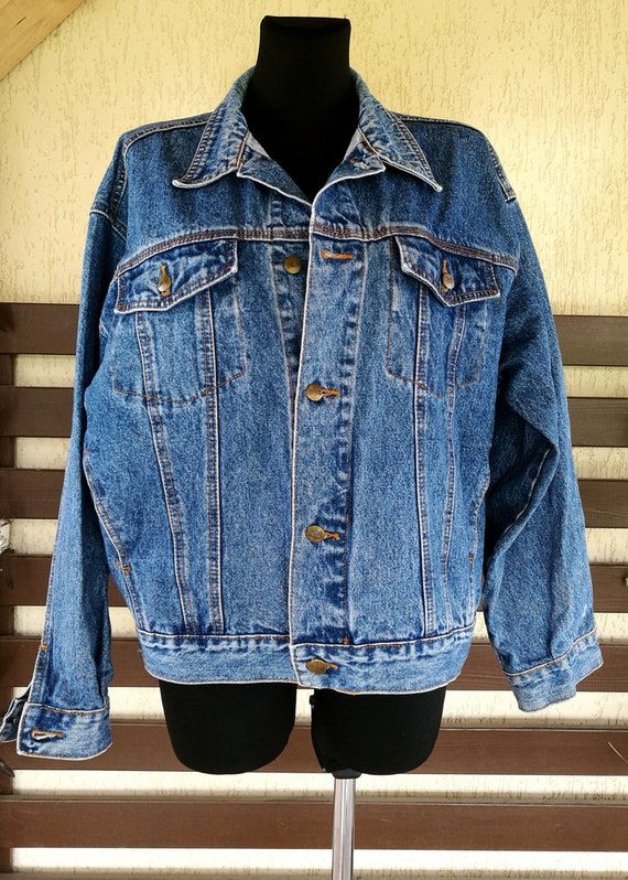 washed out denim jacket