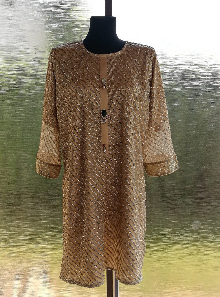 最高級イスタンブールデザイナーブランド衣装　Şaban Gökキラキラ‼️豪華衣装 Exclusive Elegant Evening Glamorous Gold Glitter Dress Kaftan