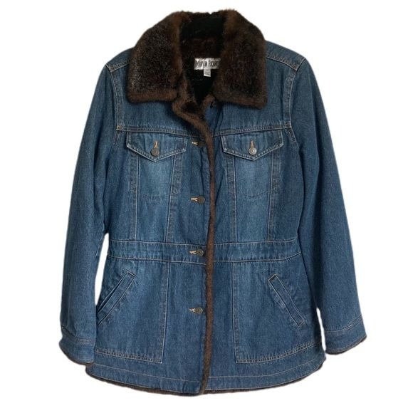 Vintage Marvin Richards Brown Faux Fur 