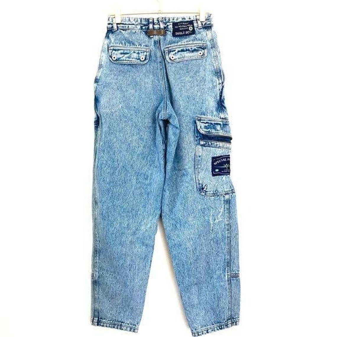 Vintage Bugle Boy Special Forces Acid Wash Jeans Etsy