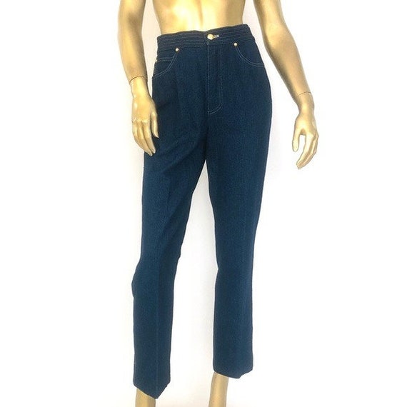 Vintage ESCADA HIGH-WAISTED straight leg jeans 38/