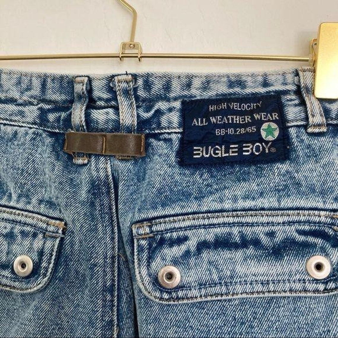 Vintage Bugle Boy Special Forces Acid Wash Jeans Etsy