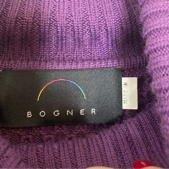 Vintage Bogner Wool/Acrylic Blend Cozy Knit Pullo… - image 5