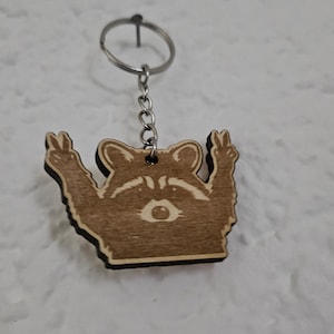 Porte-clés Pedro, pendentif raton laveur, porte-clés Racconn, battage médiatique TikTok