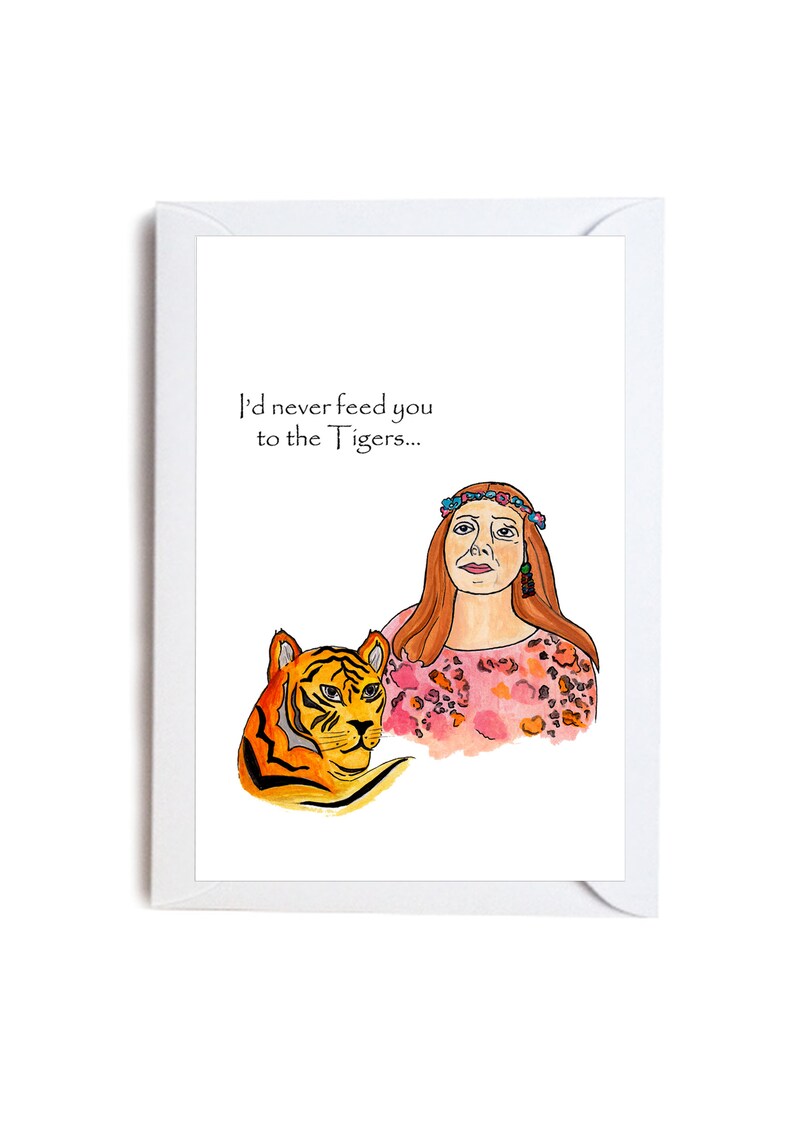 Carole Baskin Song Joe Exotic Tiger King Isolation Miss You Etsy