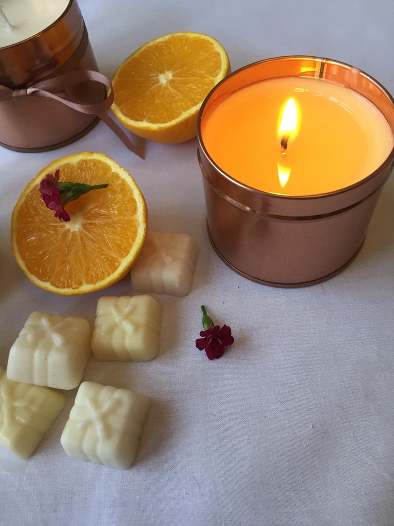 SWEET ORANGE Citrus Soy Candles Luxury Strong Scent Soy Etsy