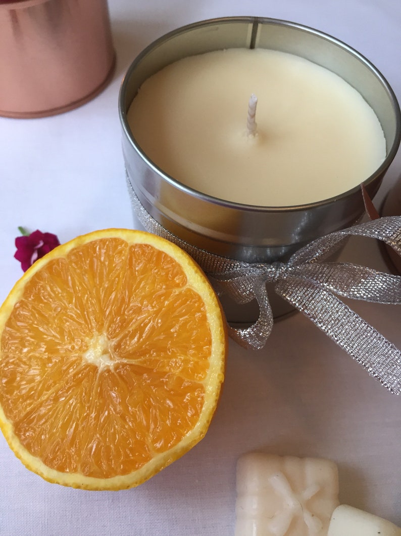 SWEET ORANGE Citrus Soy Candles Luxury Strong Scent Soy Etsy