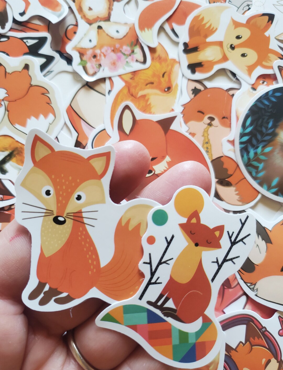 Fox Stickers, Waterproof & UV Resistant, 10 Piece Set - Etsy