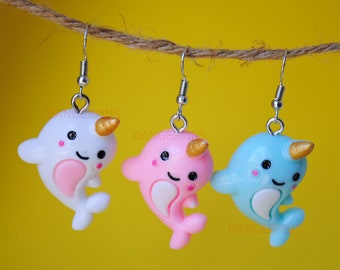 Narwhal Earrings 2024 www.alhudapk